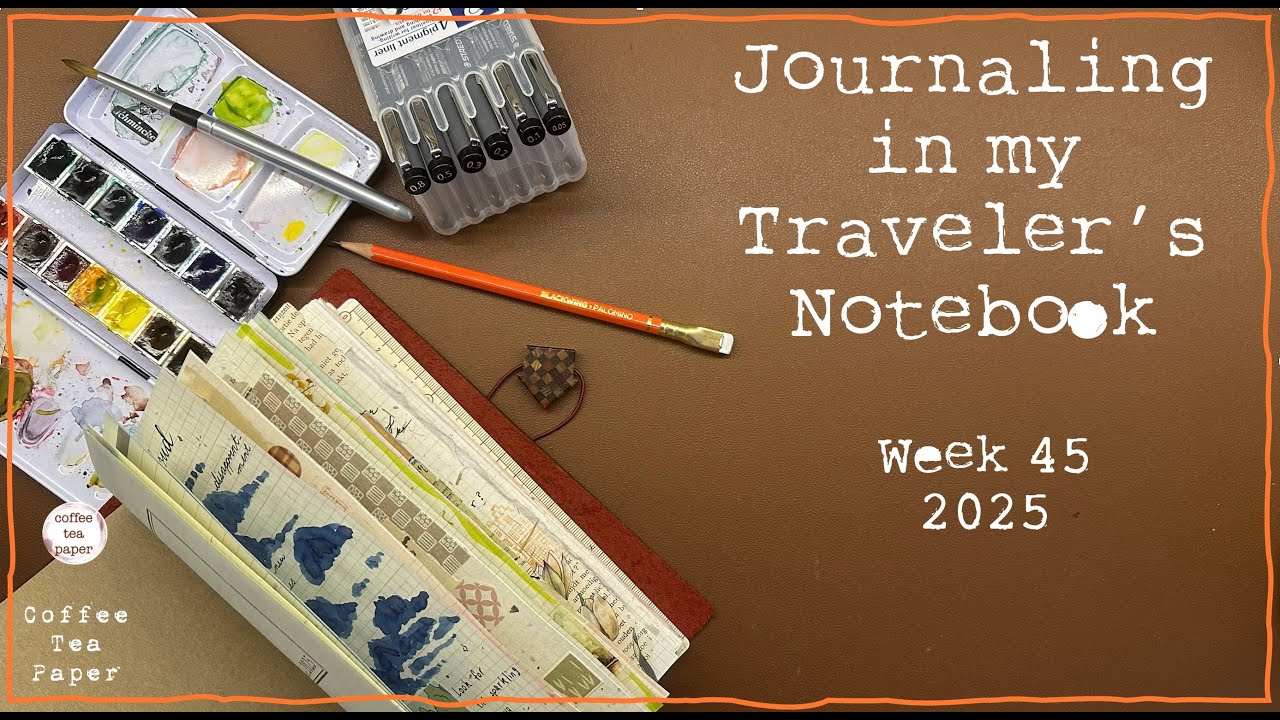 Записная книжка путешественника | Неделя 45 2025 | Как удалить глянец с глянцевой ПЭТ-ленты и акв...