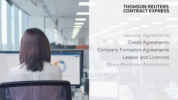 Streamline your documents with Thomson Reuters Contract Express