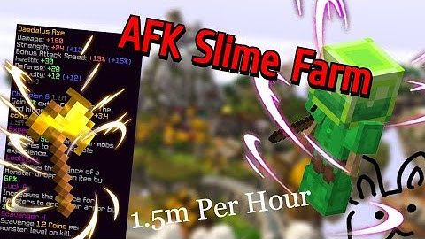 AFK Slime Farm | Hypixel Skyblock |