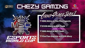 Esports World Cup: MLBB MSC 2024 | Group Stage | Official RESTREAM | Day 2