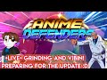 Live anime defenders updating lets grind and vibe until it does