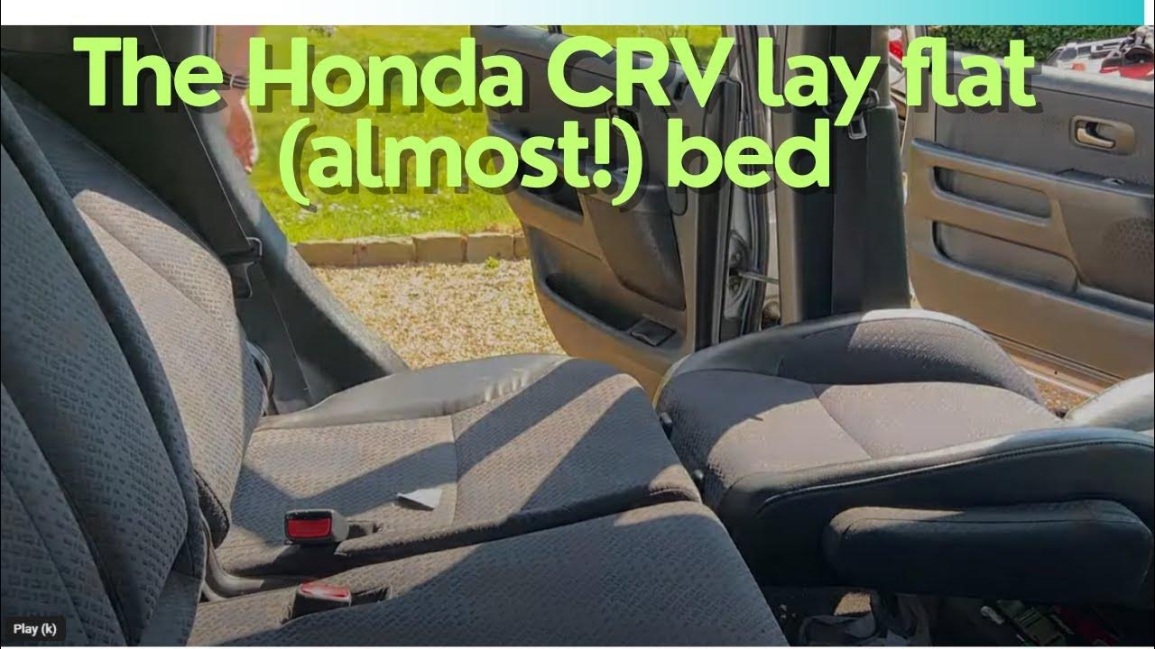 Honda CRV - The built in bed! - YouTube