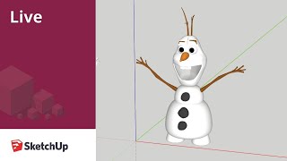 Live Modeling Olaf from Disney's Frozen 2