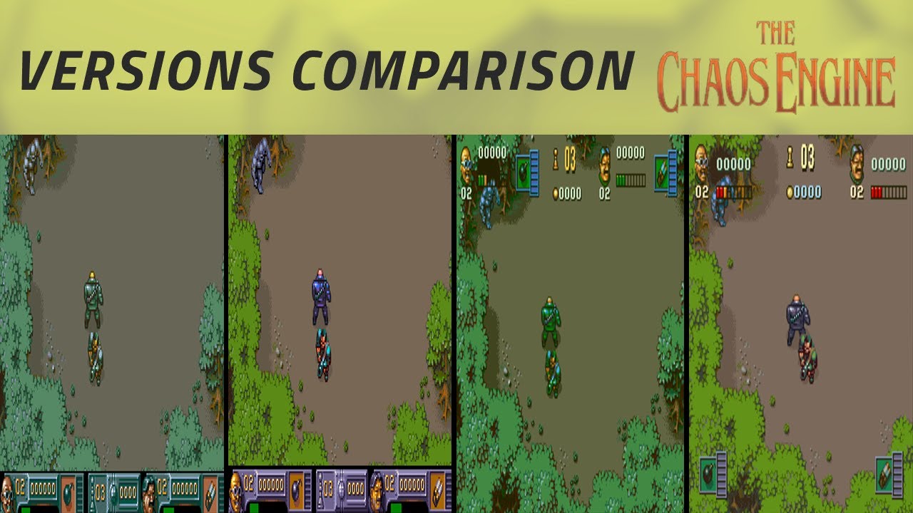 The Chaos Engine -Versions Comparison- Amiga, CD32, Atari ST, MS-DOS