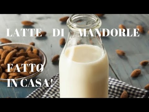 Video: Come Fare Il Latte Di Mandorle E Frullati Da Esso