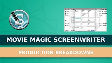 How To Set Up And Print Production Breakdowns With Movie Magic Screenwriter