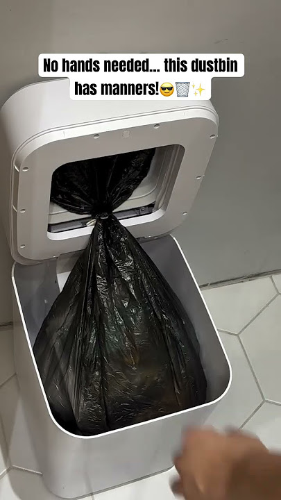 Cool Amazon find! This smart bin opens automatically.No touch,no mess – just wave and boom #TechFind