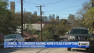 City Council considers raising homestead exemption for senior and disabled homeowners | KXAN News To