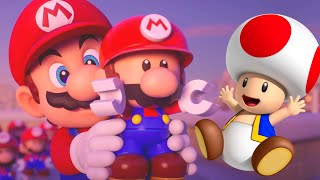 Mario vs Donkey Kong: 2Player Coop *FULL GAME PLAYTHROUGH!!* [Bro and Sis!]