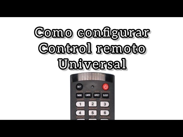 Como Configurar Control Remoto Universal Smart tv AD-UL038 (RM