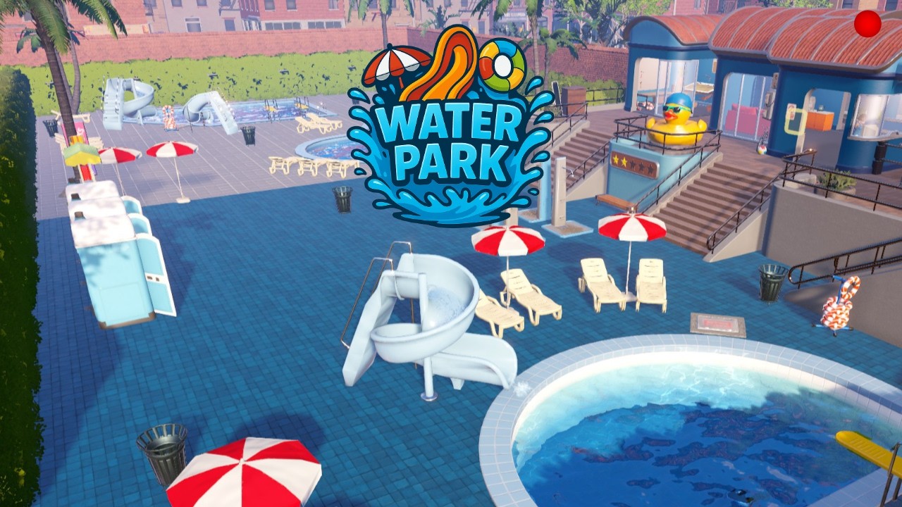 🔴【 Waterpark Simulator 】Level Up!! 🔴
