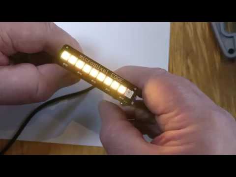 BBC microbit MicroPython program driving Proto-Pic EDGE