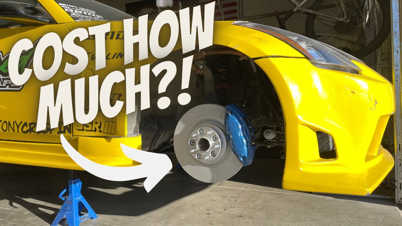 350z Budget Big Brake Kit Costs How Much?! *G37 Akebono Brakes* YouTube