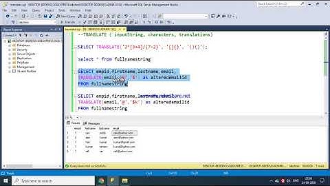 52.TRANSLATE() FUNCTION IN SQL - TELUGU