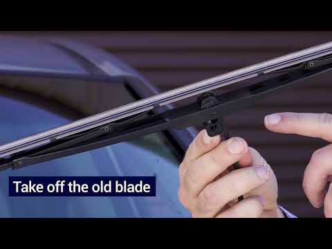 How to remove and install wiper blades with a J Hook connection.