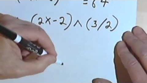 Solving Equations with Radicals and Rational Exponents, part 3 070-17c