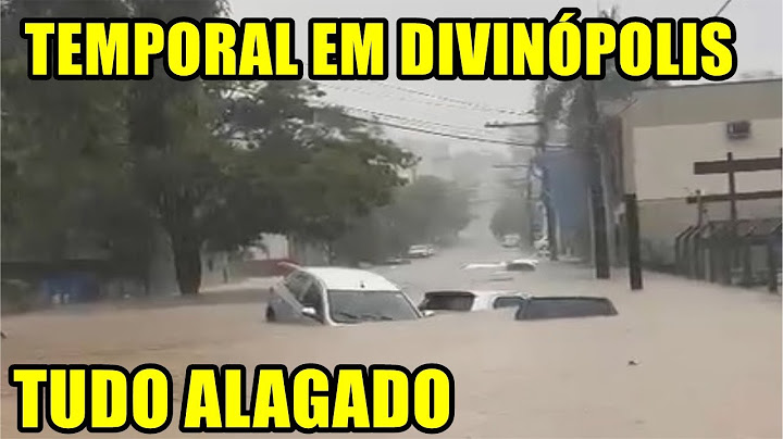 TEMPORAL EM DIVINÓPOLIS ARRASTA CARROS E DEIXA RUAS ALAGADAS EM DIVERSOS PONTOS
