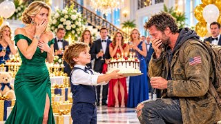 Full The Billionaire’s Son Gave His Birthday Cake to a Homeless Veteran—Then He Whispered, “Dad Update