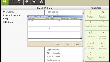 Assign & Clear Rooms IN IDS