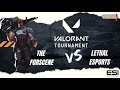 Day 1 | Round 1 | The Forescene VS Lethal Esports | Valorant | Esports Tournament