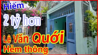 Hiếm nhà Bình Tân giá rẻ 🤩 Sổ HỒNG RIÊNG - Lê Văn Quới hẻm thông chỉ hơn 2 tỷ | Hưng Huỳnh