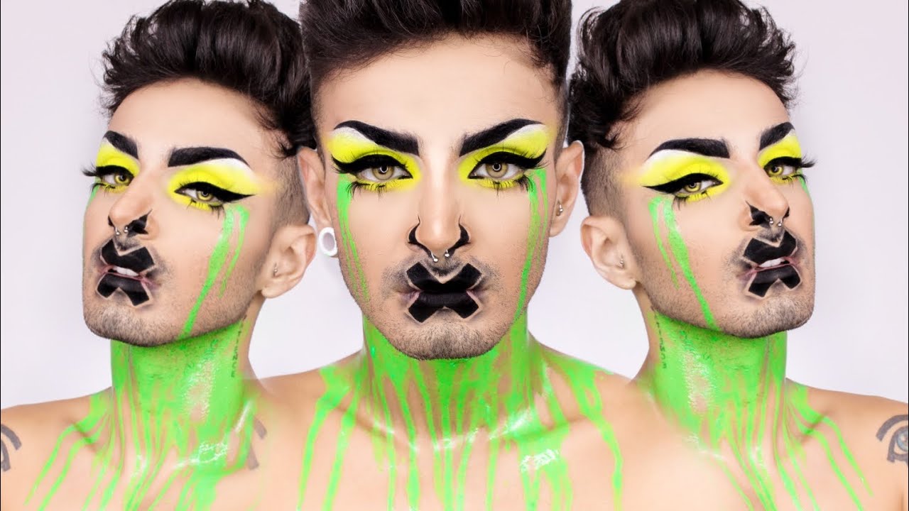 RADIOACTIVE 🦠  MAKEUP TUTORIAL ⚠️| Victor Nogueira