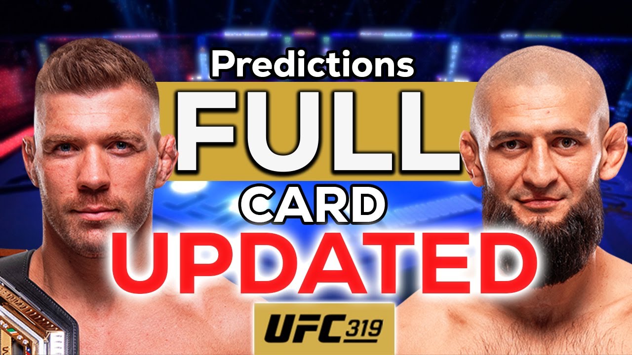 UFC 319: Du Plessis vs Chimaev Full Card Predictions & Betting ...