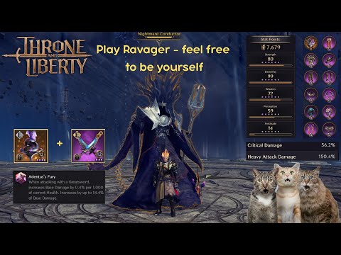 Throne&Liberty |  Ravager | 1.4mil HP in 5 sec with Adentus |  Gate of Infinity: Nightmare Conductor