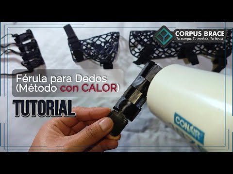 Cómo colocar tu férula para dedos (Usando Calor) | Tutorial Corpus Brace