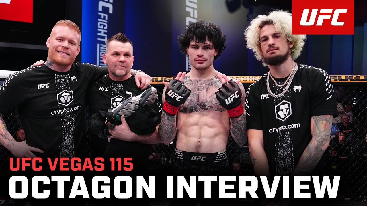 Tommy McMillen Octagon Interview | UFC Vegas 115 Tommy McMillen Octagon Interview | UFC Vegas 115