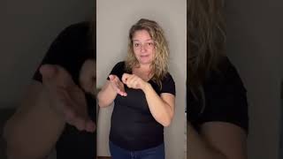 ASL Sign: WRITE
