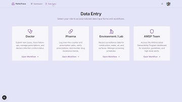 SIH25220 Video Prototype Submission. Team DropCheck Idea: PathoTrace