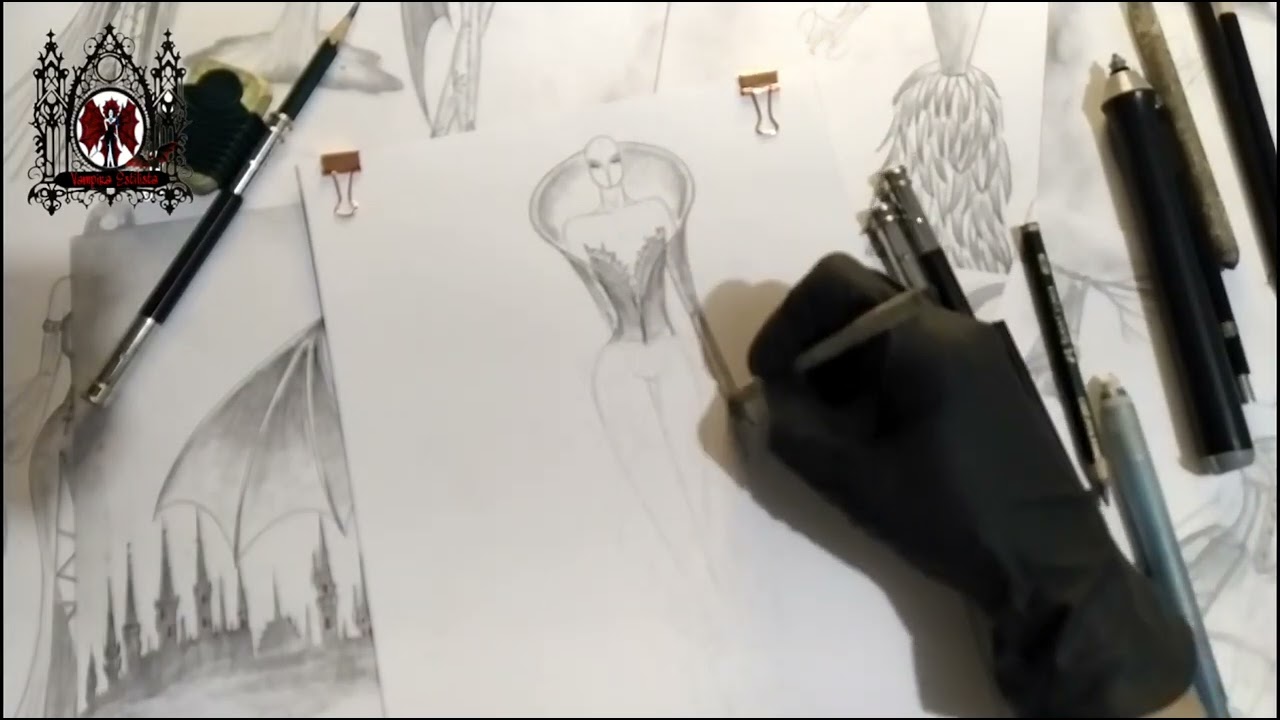 Desenho de Moda - Este é um conceito central na moda de vanguarda. 