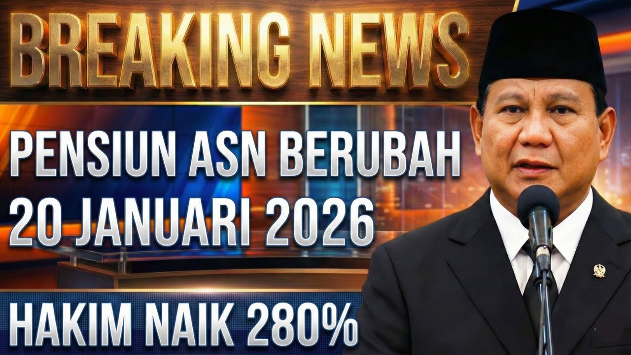 💰 BREAKING: Gaji ASN Dipotong Mulai 20 Januari 2026! Sistem Pensiun Berubah Total 🔥