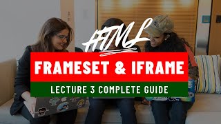 HTML frameset tag and frame tag & iframe tag-Lecture -3