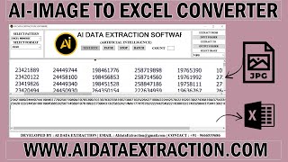 Image To Excel Converter Software For PC | Image To .Xlsx Conversion Software For PC screenshot 5