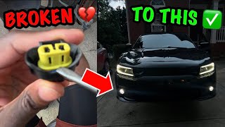 How to fix the Fog Light Issue with a Charger R/T to SRT Bumper Conversion (easy diy)