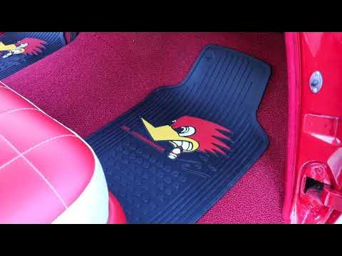 Built Not Bought Hot Rod Woodpecker Mr. Horsepower Garage Floor Mats -  Bluefink