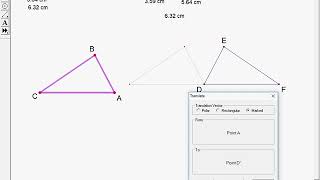 SSS Congruency by Rigid Motions Rough Proof