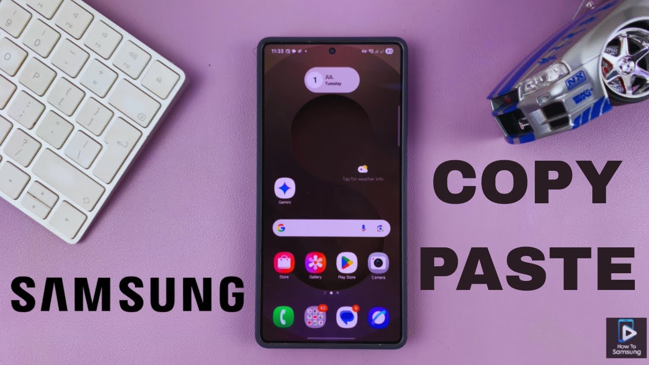 How To Copy and Paste On Samsung Phone - YouTube