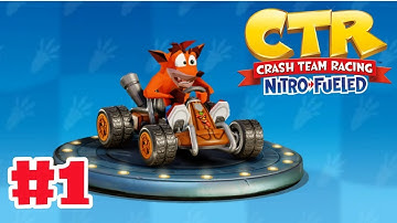 Playing Crash Team Racing For The First Time!! #1