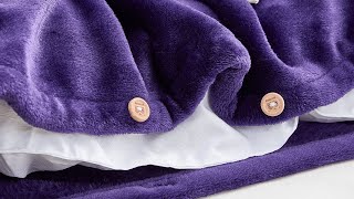 Famous Thicker Than Thick - Coma Inducer® Oversized Comforter with Cover - Parachute Purple Profile