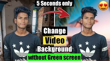 Change video background - No green screen😍🔥 | How to change Video background without Green screen