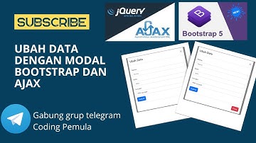 Ubah data dengan Modal Bootstrap dan Ajax