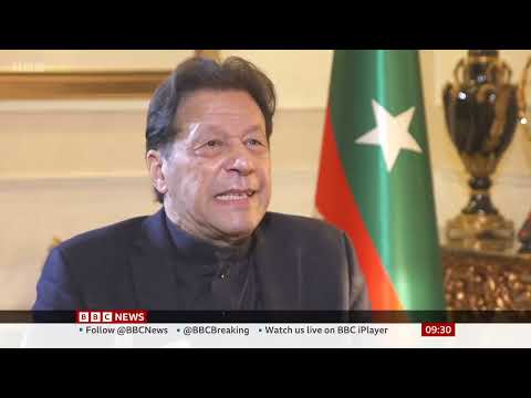 Lahore: Chairman PTI Imran Khan Exclusive Interview on BBC News with Caroline Davies