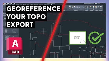 🗺️ AutoCAD - Géoréférencer un Fichier Topographique (DXF/DWG) - Tutoriel