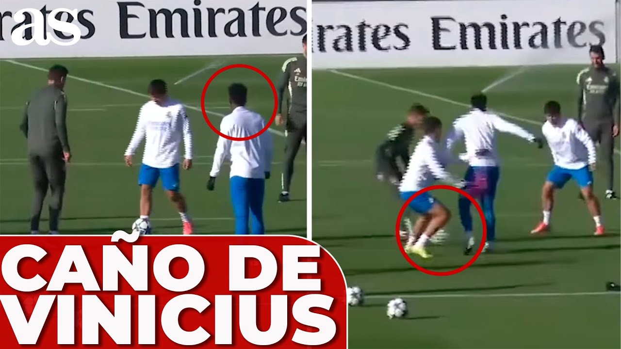 'REGALO ENVENENADO' DE VINICIUS A XABI ALONSO durante el ENTRENAMIENTO del REAL MADRID