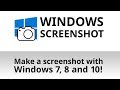 Make a windows screenshot