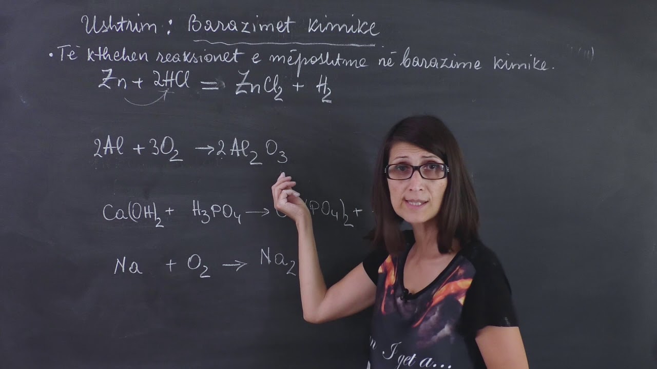 209K   Ushtrim Barazimet kimike
