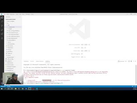 PowerShell security issue while creating in Angular #short